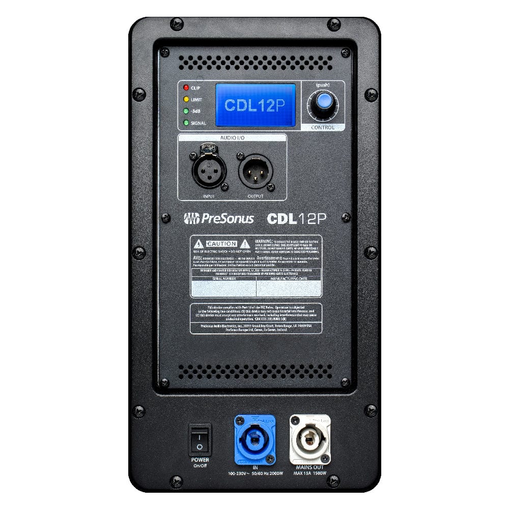 presonus active pa speakers presonus cdl12p constant directivity 1000w powered loudspeaker