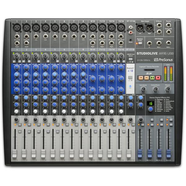 presonus analog mixers presonus studiolive ar16 usb mixer
