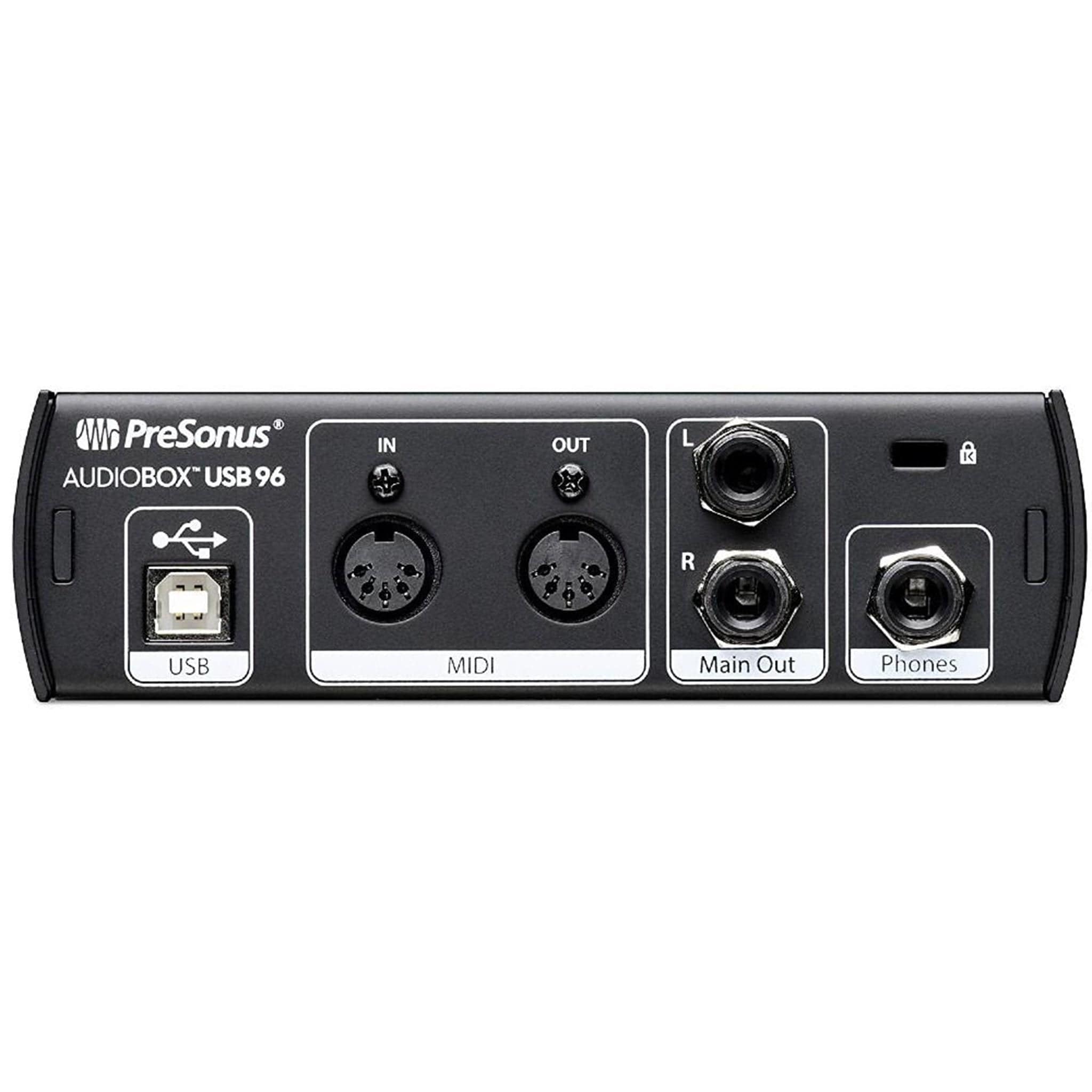 presonus audio interfaces buy presonus audiobox usb96 audio interface with home studio bundle with instrument cable