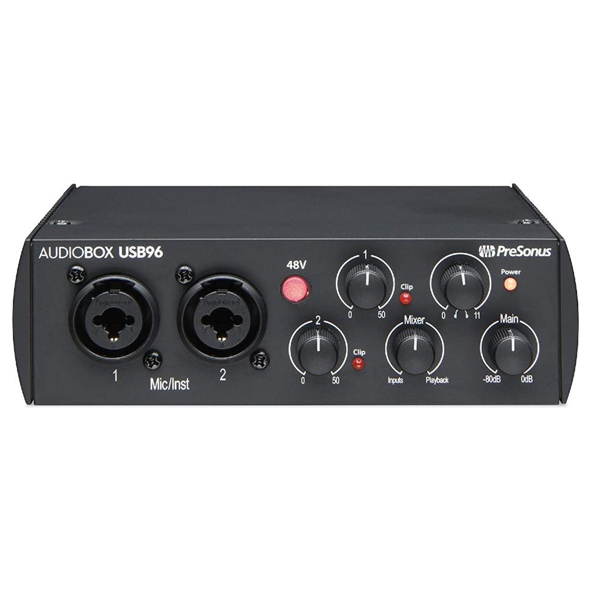 presonus audio interfaces buy presonus audiobox usb96 audio interface with home studio bundle with instrument cable #monitors_eris-e4.5