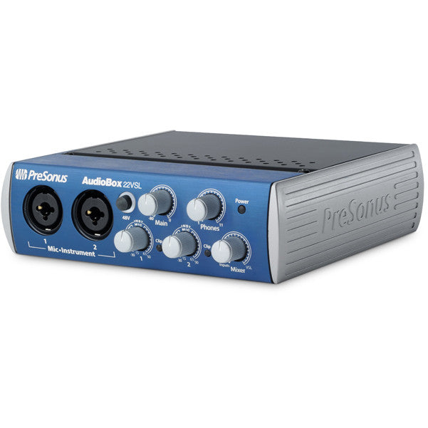 presonus audio interfaces presonus audiobox 22vsl usb 2.0 audio interface
