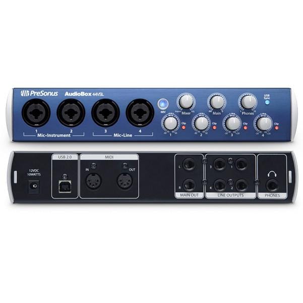 presonus audio interfaces presonus audiobox 44vsl usb 2.0 audio interface