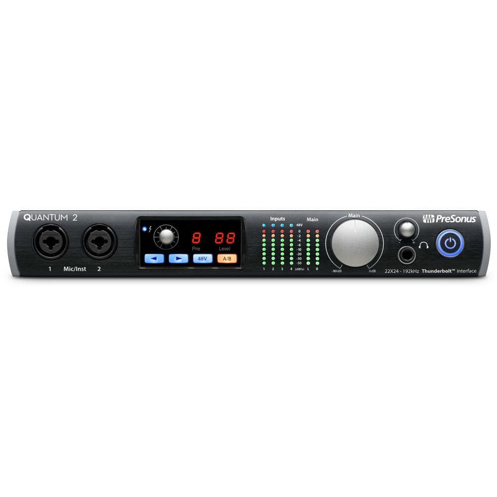 presonus audio interfaces presonus quantum 2 22x24 thunderbolt audio interface