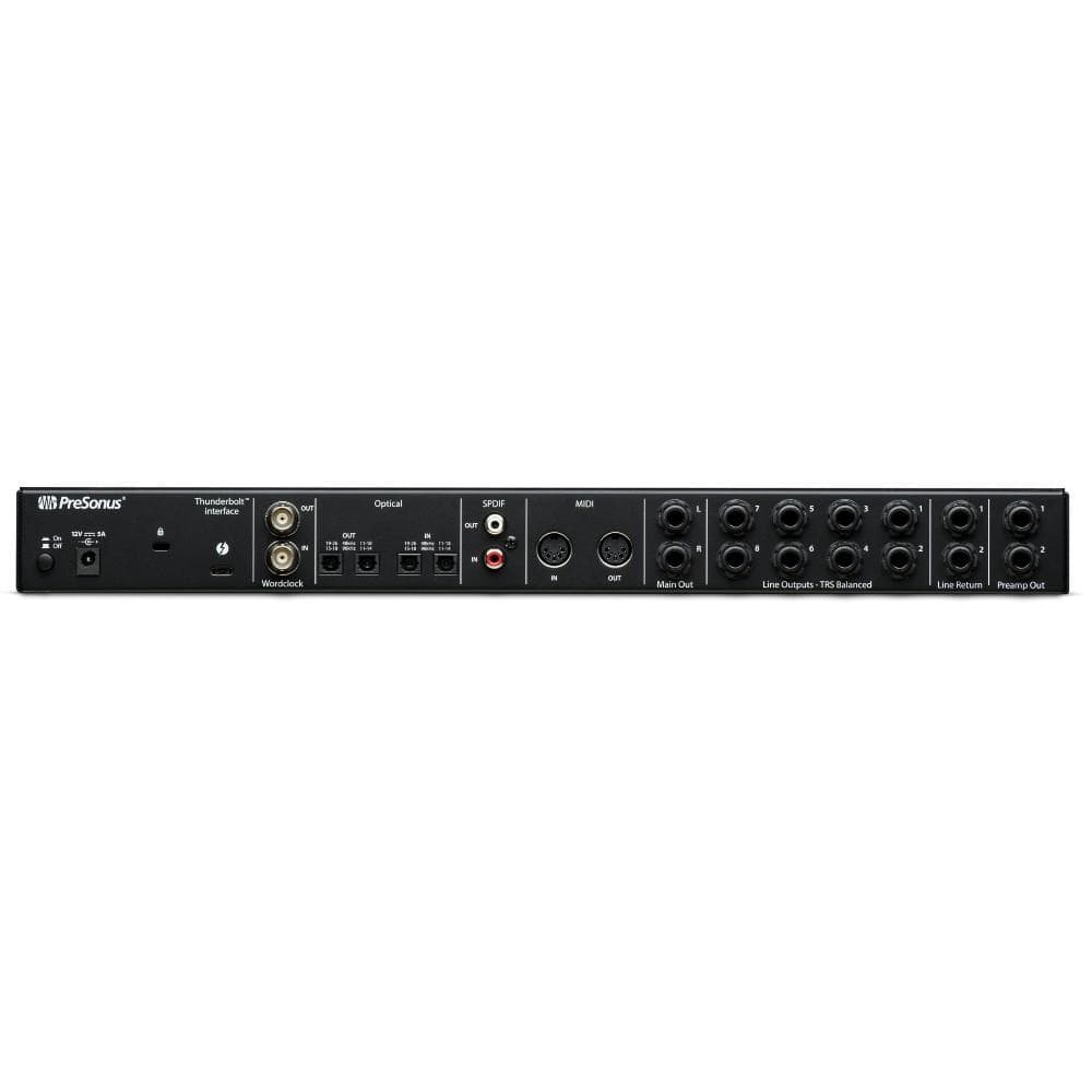 presonus audio interfaces presonus quantum 2626 26x26 thunderbolt 3 audio interface