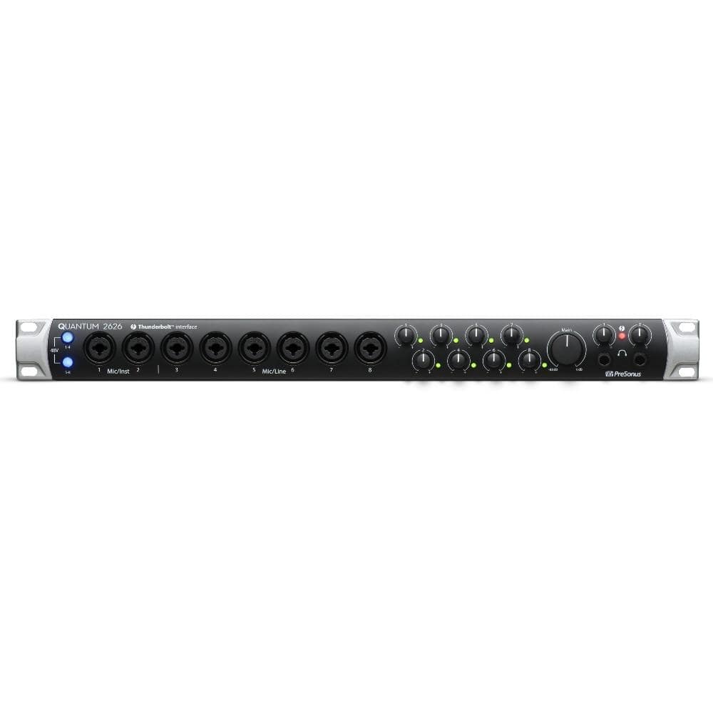 presonus audio interfaces presonus quantum 2626 26x26 thunderbolt 3 audio interface
