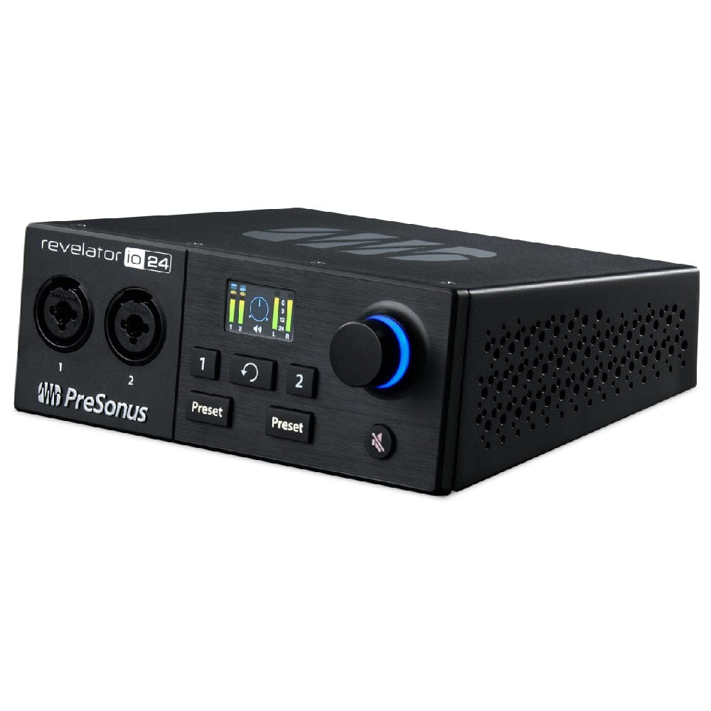 presonus audio interfaces presonus revelator io24 usb audio interface with integrated loopback mixer and effects for streaming