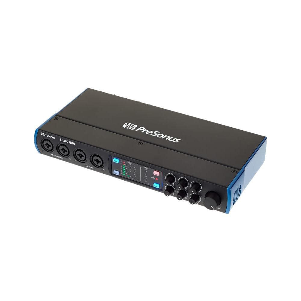 presonus audio interfaces presonus studio 1810 c portable ultra-high versatile usb c audio interface includes full studio one artist (worth rs.7500)