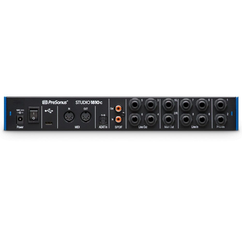 presonus audio interfaces presonus studio 1810 c portable ultra-high versatile usb c audio interface includes full studio one artist (worth rs.7500)