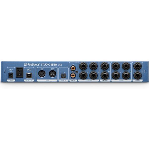 presonus audio interfaces presonus studio 1810 usb audio interface