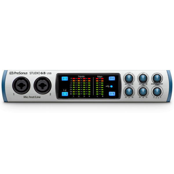presonus audio interfaces presonus studio 68 usb audio interface