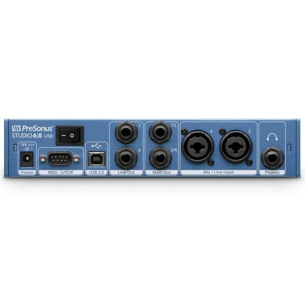 presonus audio interfaces presonus studio 68 usb audio interface