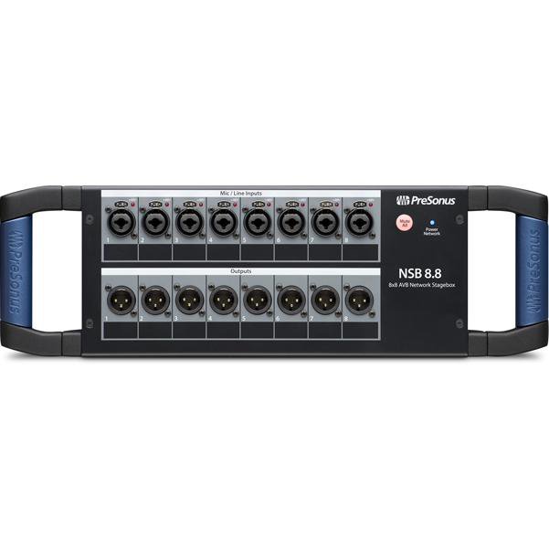 presonus digital stage box presonus nsb 8.8 8x8 avb-networked digital stage box