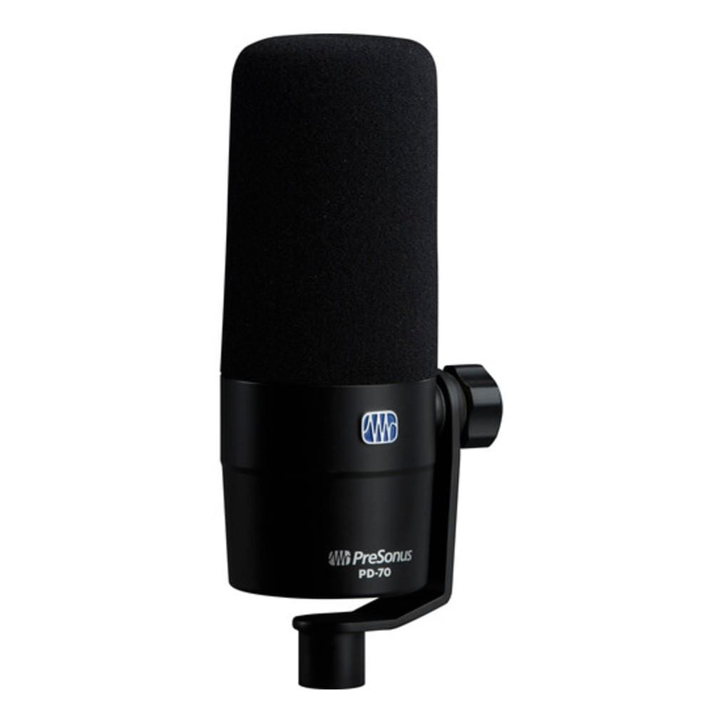 presonus dynamic microphones presonus pd-70 broadcast cardioid dynamic microphone - black