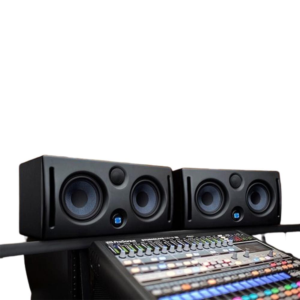 presonus monitor speaker bundles presonus eris e66 studio monitors - pair with polishing cloth, 2x trs cables & bitwig software