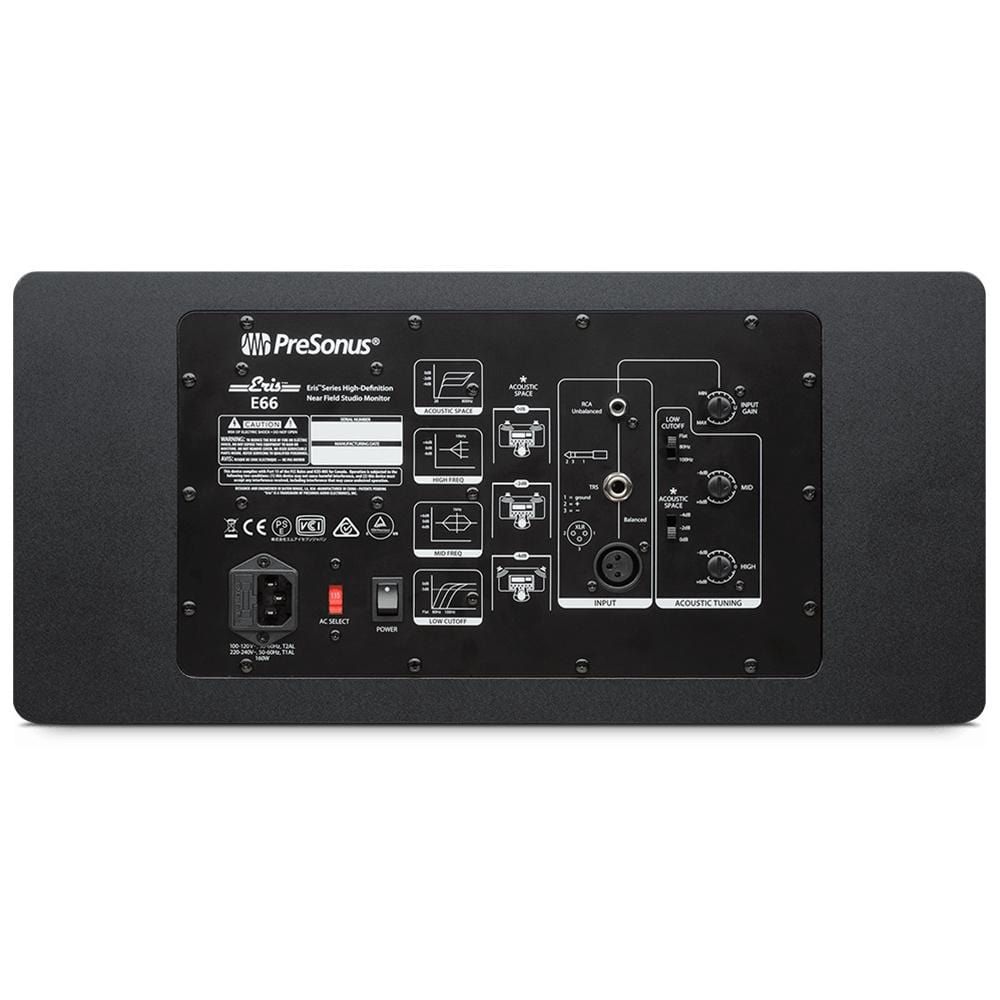 presonus monitor speaker bundles presonus eris e66 studio monitors - pair with polishing cloth, 2x trs cables & bitwig software