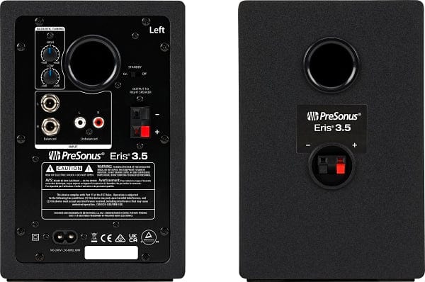 presonus monitor speakers presonus eris e3.5 active studio monitor speaker - pair