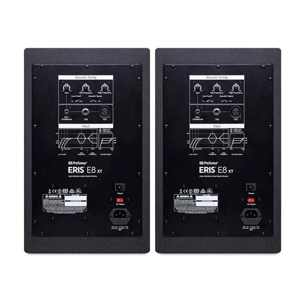 presonus monitor speakers presonus eris e8 xt 2-way active studio monitors with wave guide - pair