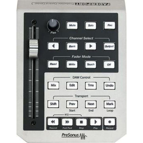 presonus recording software presonus faderport software and automation usb controller