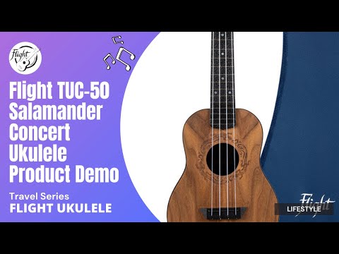 Flight TUC50 Travel Concert Ukulele with Bag
