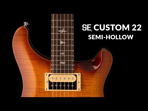 PRS SE Custom 22 Semi-Hollow 6 String Electric Guitar