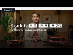 Focusrite Scarlett 18i20 Audio Interface with 8 Mic Preamps - 3rd Gen