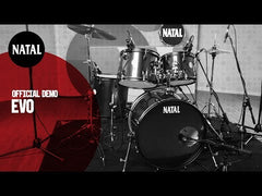 Natal K-EVB-UF22 Evolution 5-Piece Shell Pack Acoustic Drum Kit with Hardware & Cymbals