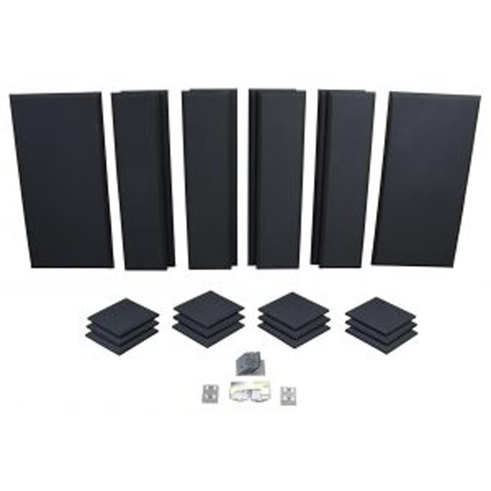 primacoustic sound proofing acoustic treatment black primacoustic london 12 complete acoustic room treatment kit with bass trap - 120 sqft #color_black
