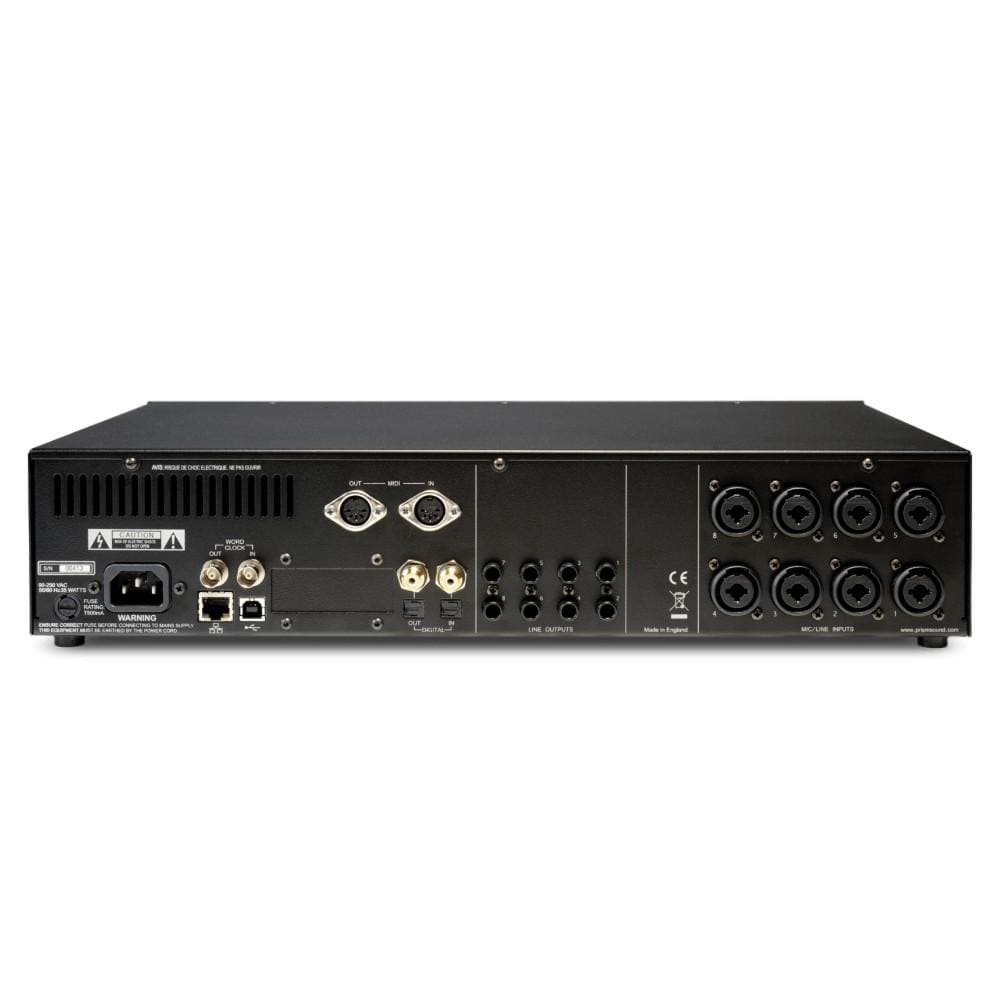 prism sound audio interfaces prism sound atlas usb recording interface with mdio expansion