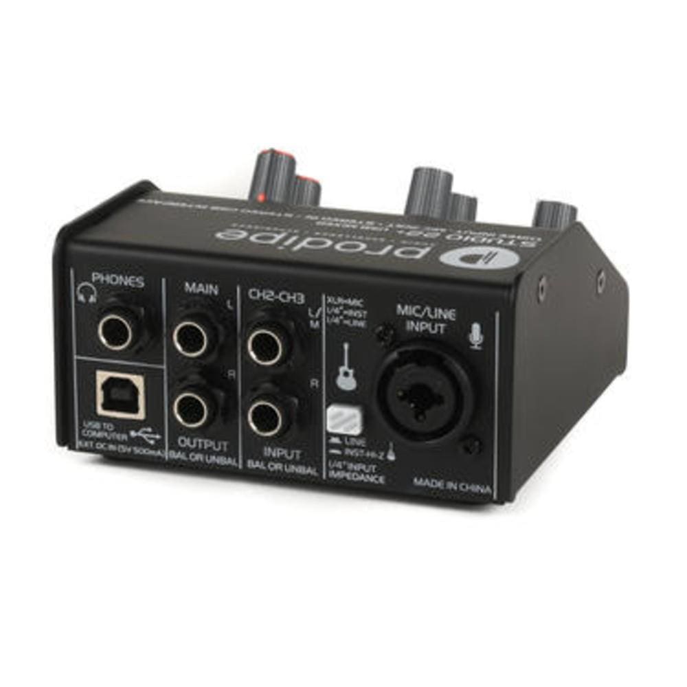 prodipe audio interfaces prodipe studio22+ audio usb interface