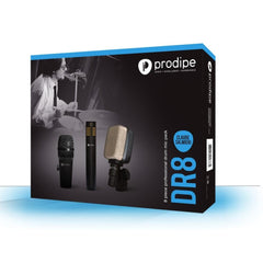 Prodipe Drumkit Microphones Prodipe PRODR8 Drums Microphone Pack