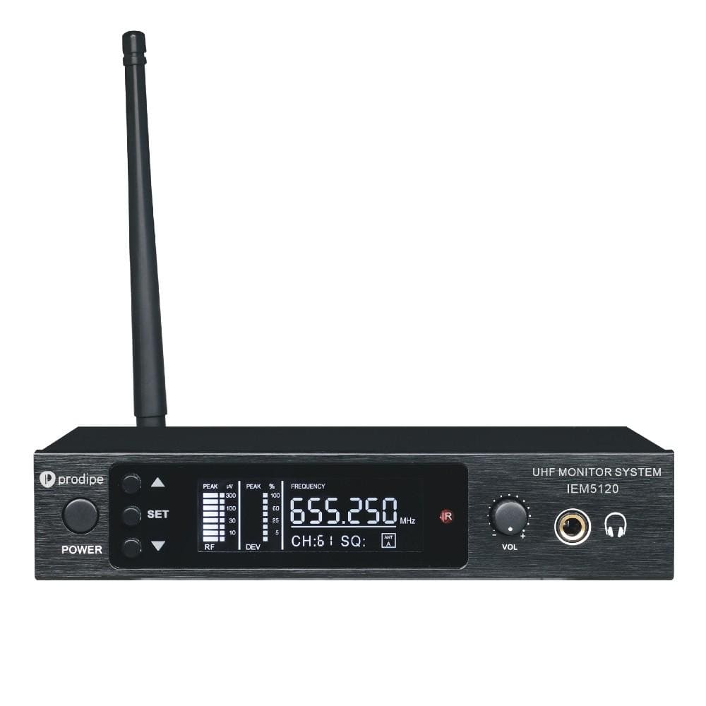 prodipe wireless systems prodipe iem5120 in-ear headphone return uhf wireless system