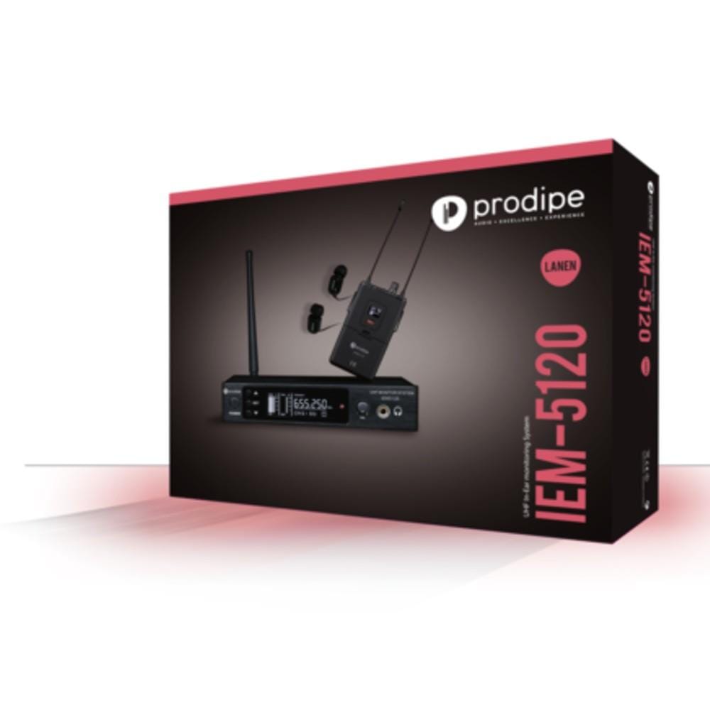 prodipe wireless systems prodipe iem5120 in-ear headphone return uhf wireless system