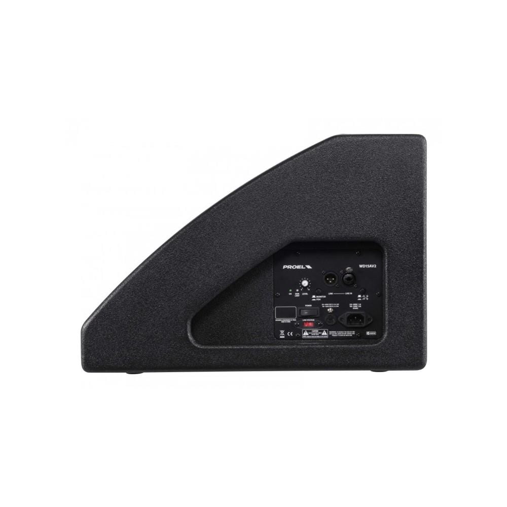 proel active pa speakers proel wd15av2 active 2 way coaxial stage monitors speaker