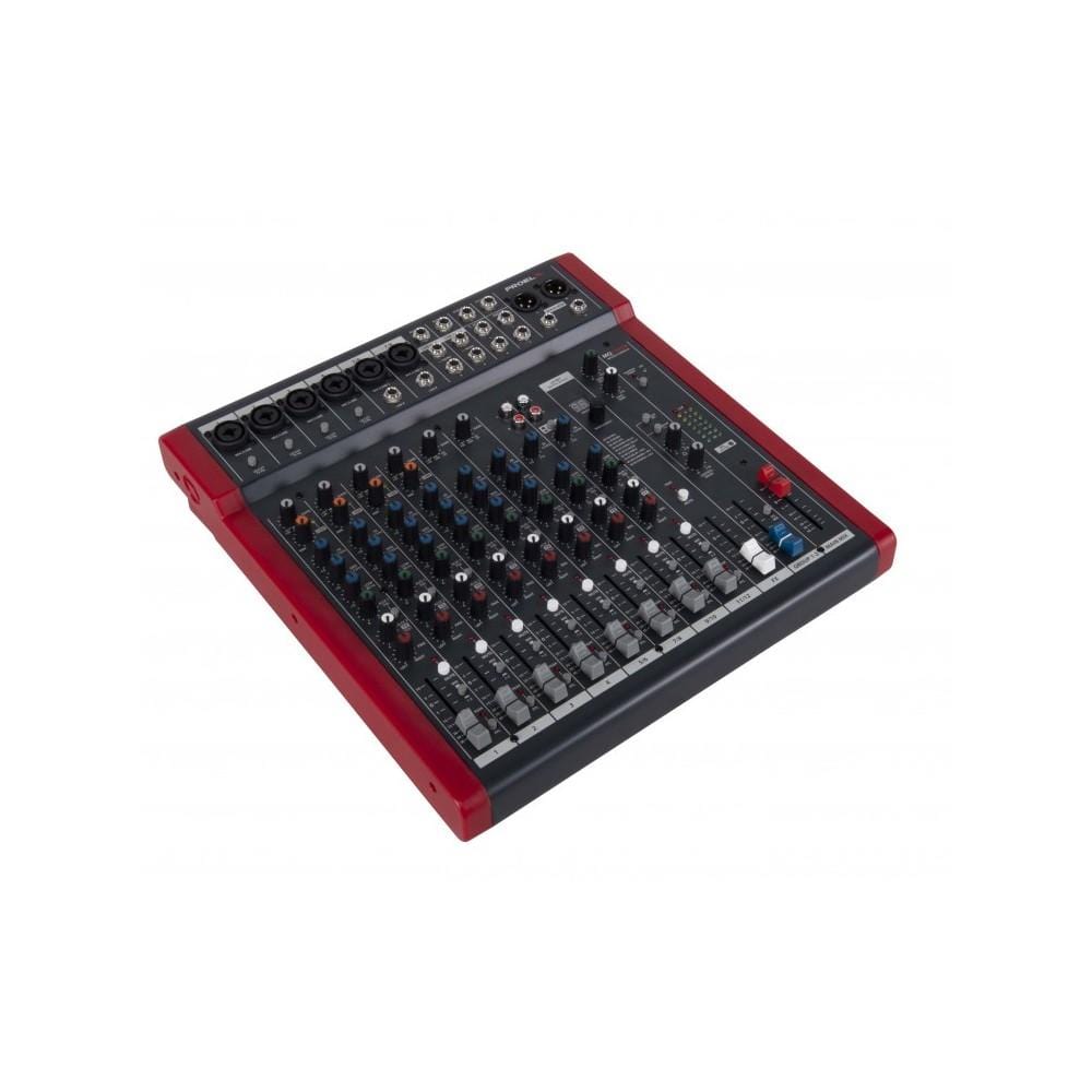proel analog mixers proel mq12usb compact 12 channel analog mixer with fx and usb