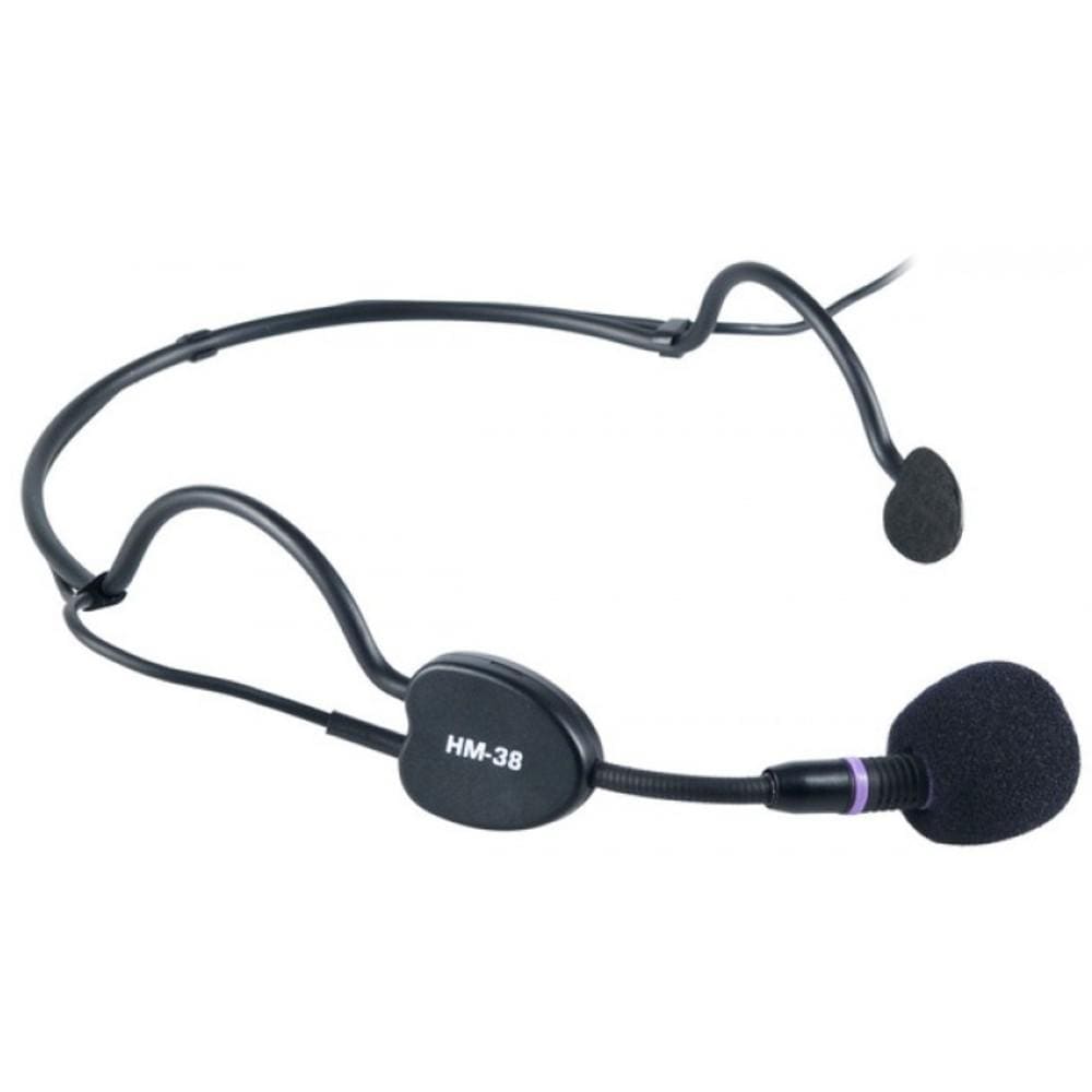 proel condenser microphones proel hcm38 headset condenser microphone - black