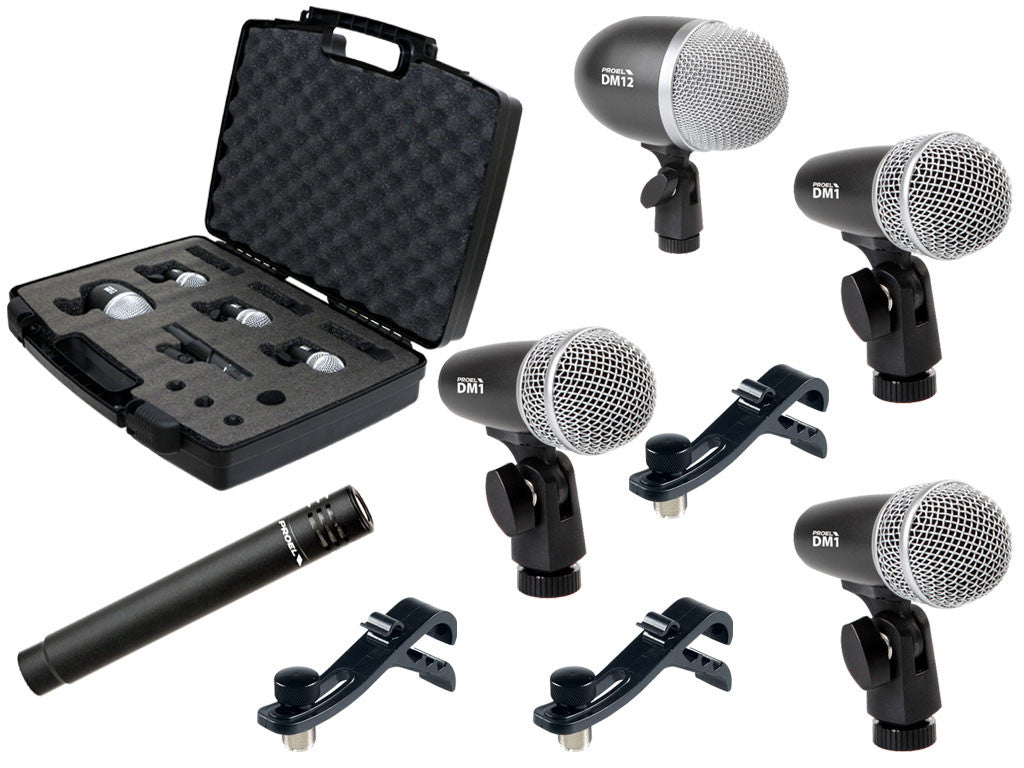 proel drumkit microphones proel dmh5xl 5 pieces drum microphone kit