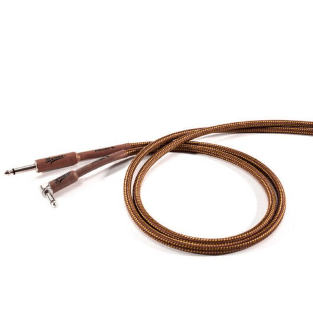 proel instrument cables brown proel brv120lu3by instrument cable - 3 metres