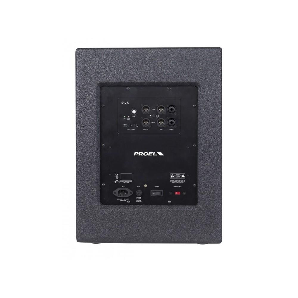 proel subwoofers proel s12a hybrid band pass active subwoofer