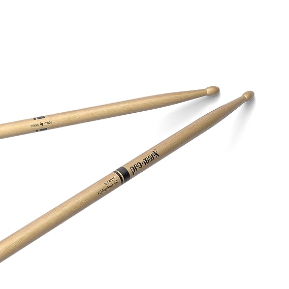 ProMark Drumsticks Promark TX5BW Hickory 5B Wood Tip Drumsticks - 5B