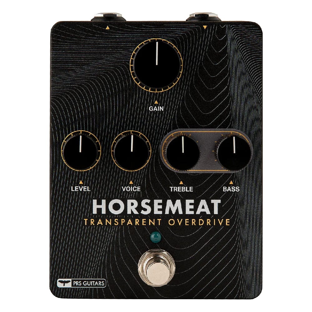 prs effect pedals prs horsemeat transparent overdrive pedal