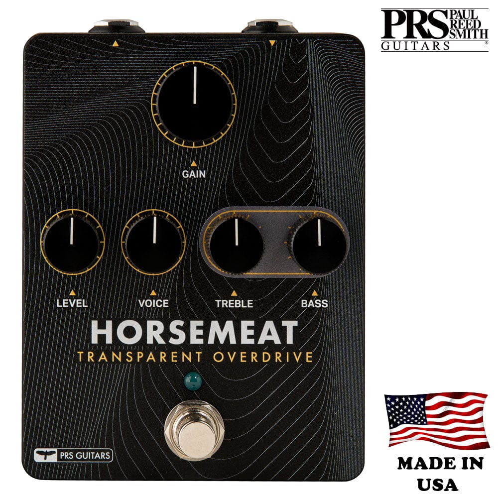 prs effect pedals prs horsemeat transparent overdrive pedal