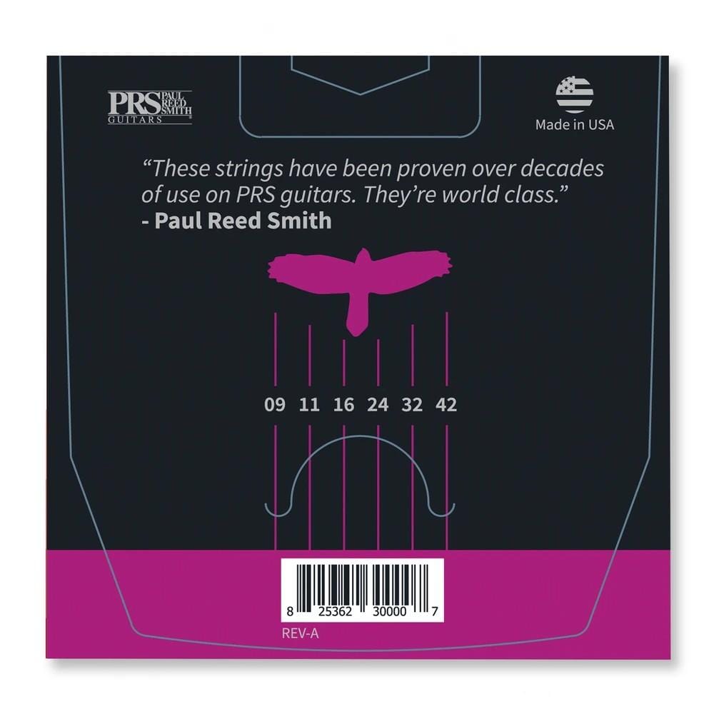 prs electric guitar strings prs classic 009-042 super light electric guitar strings set