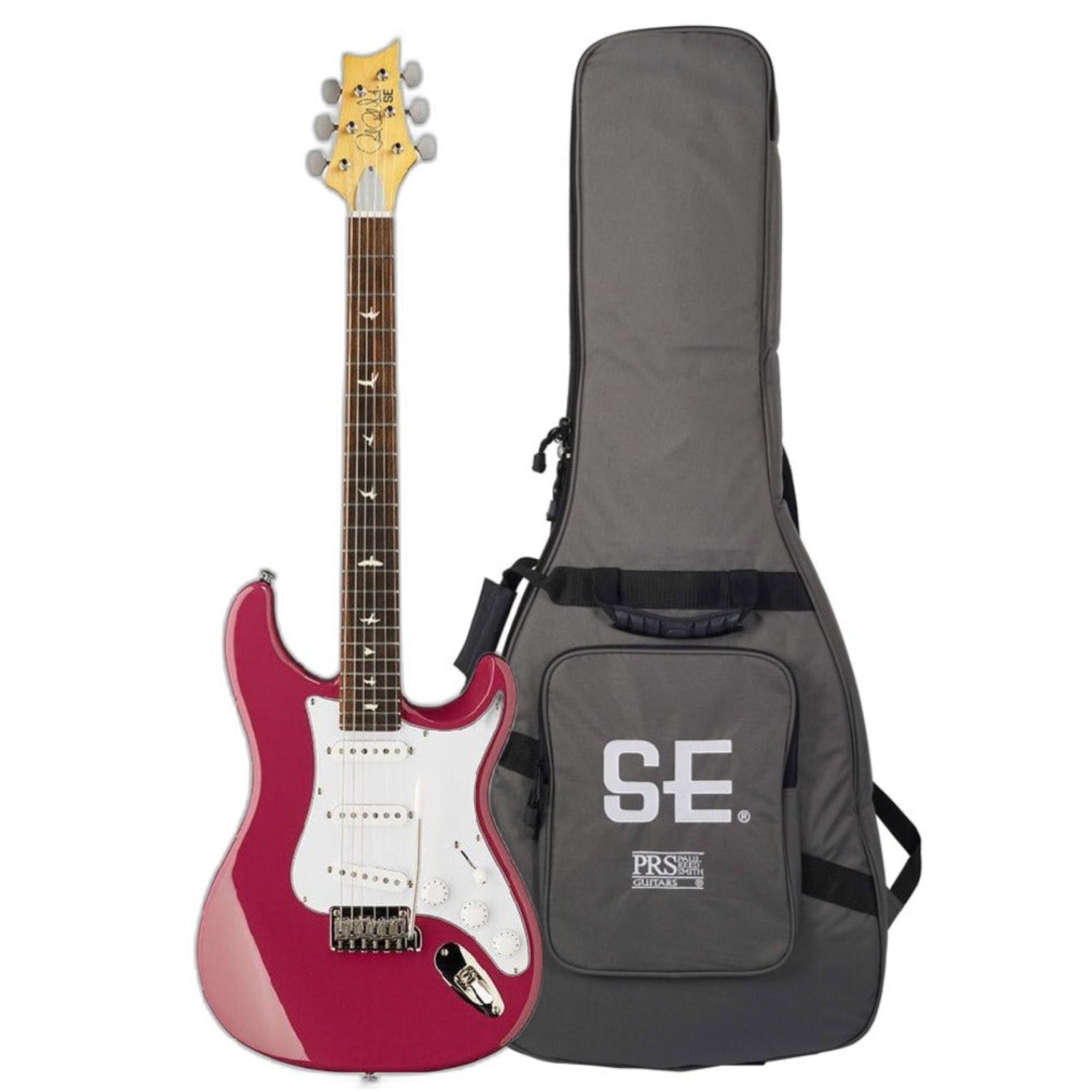 PRS Electric Guitars Dragon Fruit / Rosewood PRS SE Silver Sky 6 String Electric Guitar with Gigbag