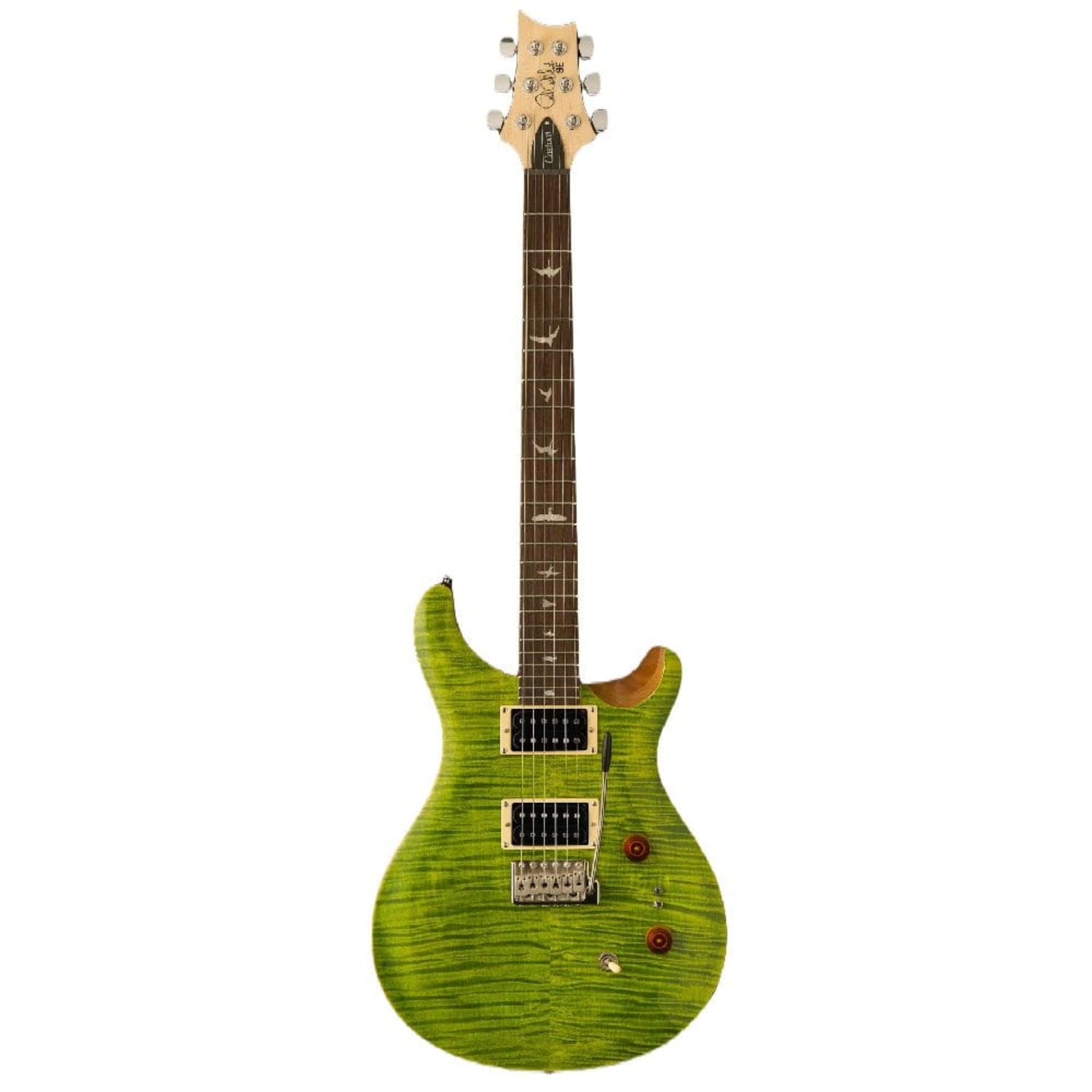prs electric guitars eriza verde prs se custom 24-08 6 string electric guitar with gigbag #color_eriza-verde
