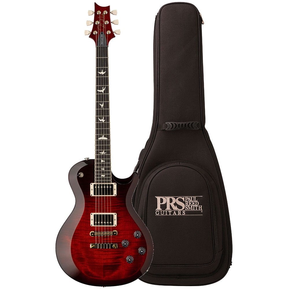 prs electric guitars fire red burst prs s2 mccarty singlecut 594 6 string electric guitar with gigbag #color_fire-red-burst