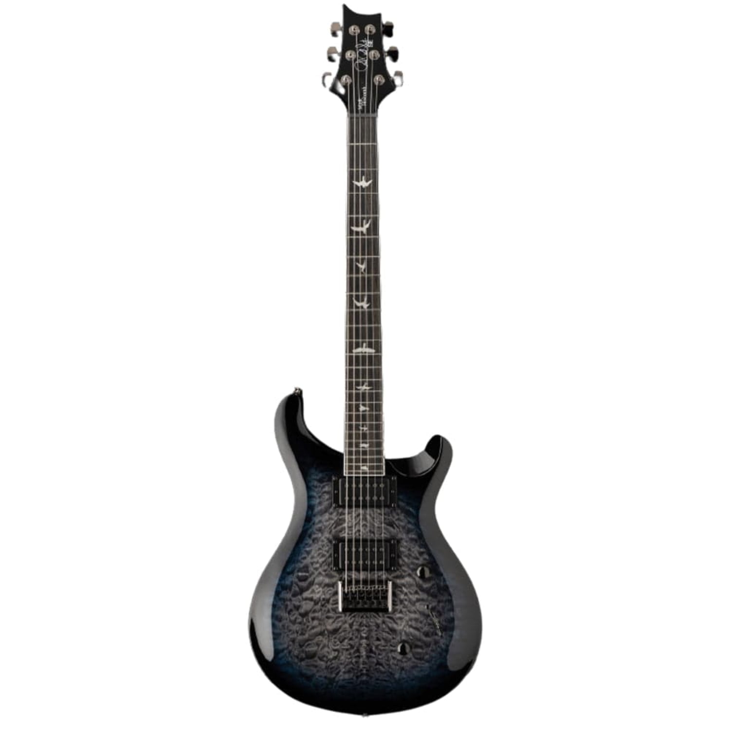 prs electric guitars holcomb blue burst prs se mark holcomb 6 string electric guitar with gigbag #color_holcomb-blue-burst
