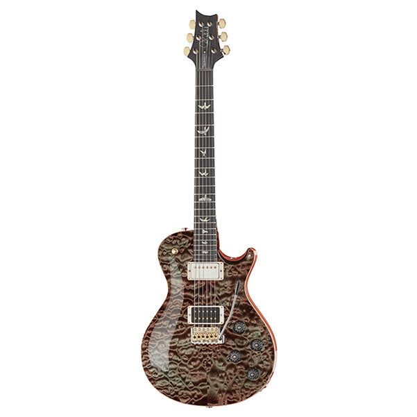 prs electric guitars prs mark tremonti wood library electric guitar #color_mash-green