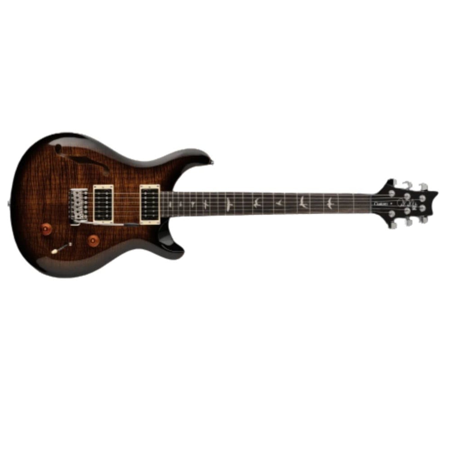 PRS Electric Guitars PRS SE Custom 22 Semi-Hollow 6 String Electric Guitar #color_black-gold-burst