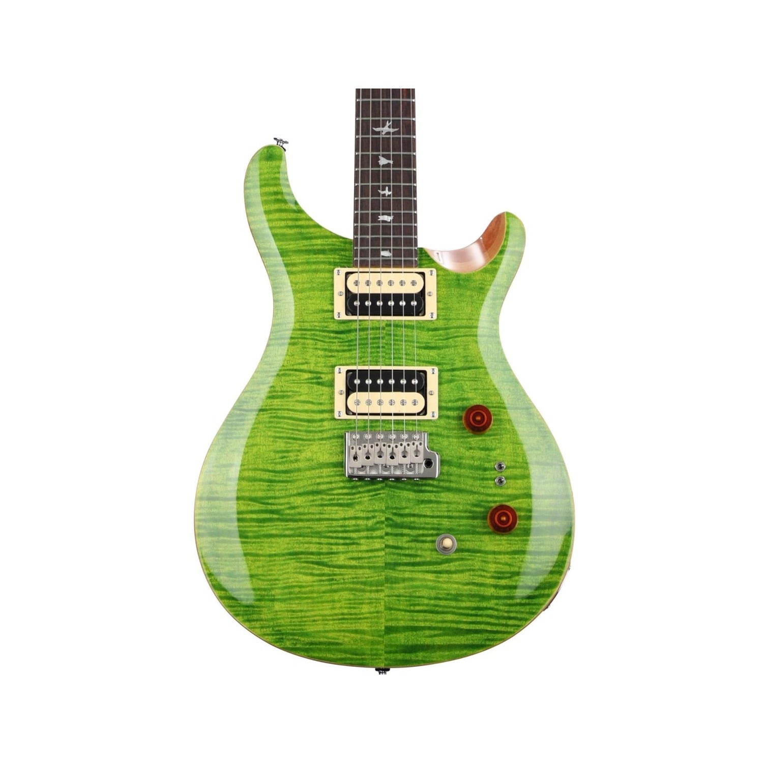 PRS Electric Guitars PRS SE Custom 24-08 6 String Electric Guitar with Gigbag #color_eriza-verde