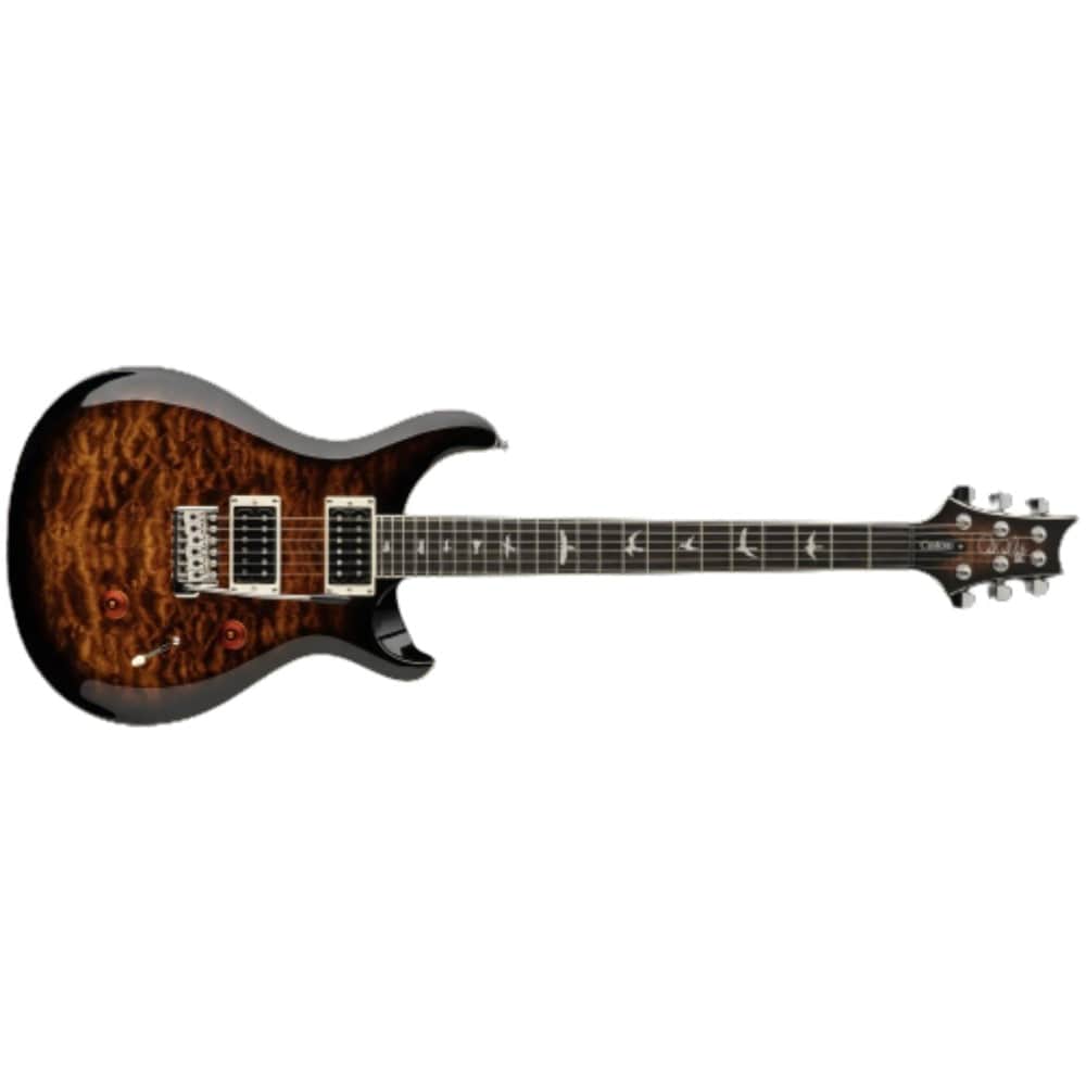 prs electric guitars prs se custom 24 quilt 6 string electric guitar
